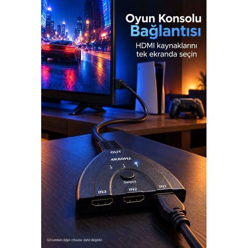 Hdmı Switch 2.0 Ve 3d Format Destekli