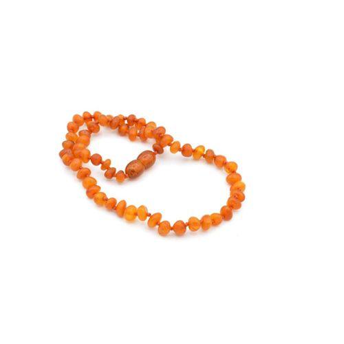Murty99 HAKİKİ SERTİFİKALI KEHRİBAR BEBEK DİŞ KOLYESİ 4 GR. 002