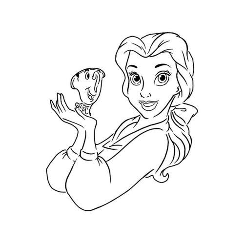 Prenses Belle Şablonu 3 2D (Bu ürün Sadece Plastik parçadır - Almadan Önce Soru Sorabilirsiniz)