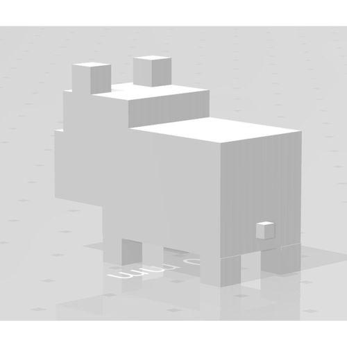 Minecraft Style Hamster - 5108820