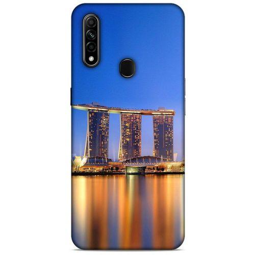 Oppo A31 Kılıf Dünya Mimarisi (46) Core Armor Kılıf Marina Bay Sands Singapur