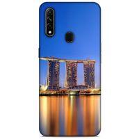 Oppo A31 Kılıf Dünya Mimarisi (46) Core Armor Kılıf Marina Bay Sands Singapur