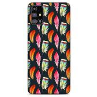 Samsung Galaxy M31s Kılıf Desenli Özel Seri Tüyler (49) Ultra Silikon Kılıf