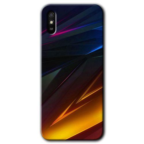 BeRa Aksesuar Xiaomi Redmi 9A Kılıf Baskılı Kapak - Stranger Lines +Tam Kaplayan Mat Seramik