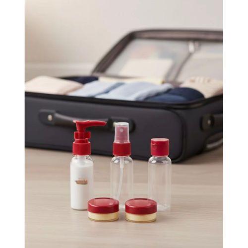 Seyahat İçin 5’li Şeffaf Kozmetik Organizer Seti