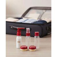 Seyahat İçin 5’li Şeffaf Kozmetik Organizer Seti