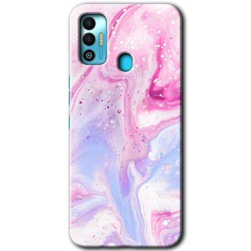 Tecno Spark 7T HD Baskılı Kılıf + 9D Tam Ekran Koruyucu - Kabarmış Leke