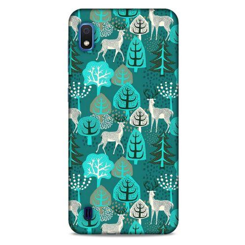 Samsung Galaxy A10 Kılıf Snowix (32) Soft Silikon Kılıf Turkuaz Beyaz