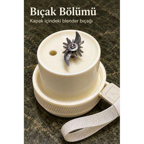 Şeffaf Pencereli Meyve Blenderı Şarjlı Ve Taşıma Askılı