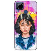 Realme C15 Uyumlu Kılıf Squid Game (47) Crystal Flex Kılıf Dae-Hyun