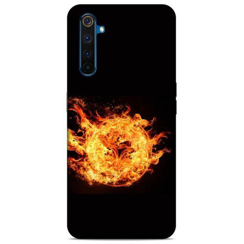 Lopard Oppo Realme 6 Uyumlu Kılıf FireX (31) TPU Kılıf Fireball