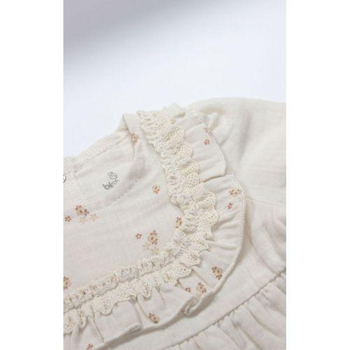 Bistyle Bistyle 2li Takım Müslin Daisy Flowers 14130 Somon