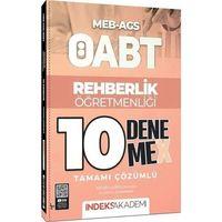 MEB AGS ÖABT Rehberlik Öğretmenliği 10 DenemeX İndeks Akademi