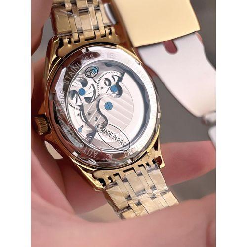 Ferrucci Otomatik Ve Kurmalı Güneş Ve Mehtap Kadranlı Çelik Kordonlu Erkek Kol Saati BFC.03606.3