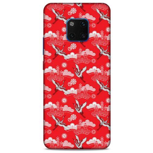 Huawei Mate 20 Pro Kılıf Japonya (8) Baskılı Kılıf Japonya Kuşları