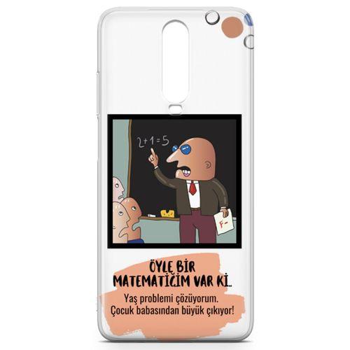 Xiaomi Redmi K30 Kılıf Caps Matematik Arka Kapak Koruma Desenli Full Koruyucu