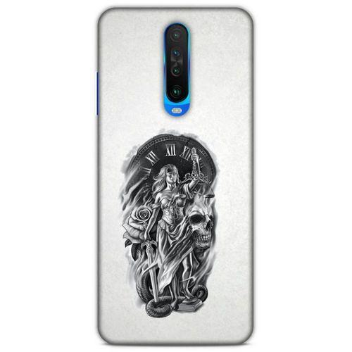 Lopard Xiaomi Redmi K30 Uyumlu Kılıf Tattoo's (44) Tough Armor Kılıf Terazi