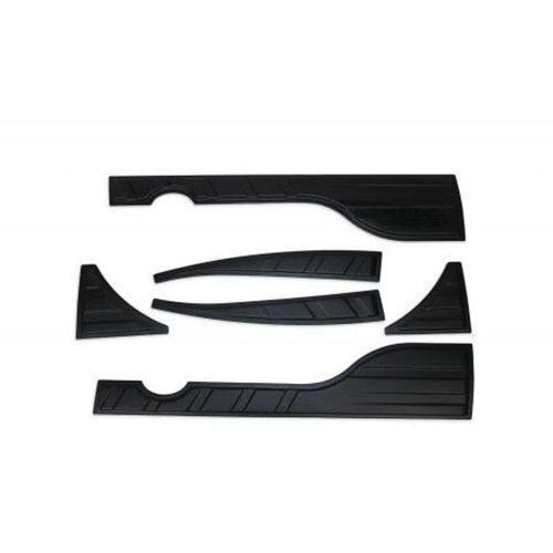 ISUZU D-MAX 2021 Set 6 Parça Kapı Kaplama 9203 Siyah Mat Asa Kum Desen Yarasa