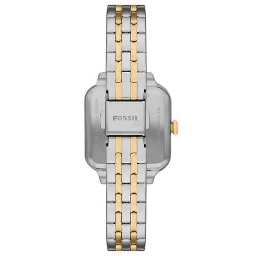 Fossil FBQ3908 Quartz Çelik Altın/Gri 28 mm Kadın Kol Saati