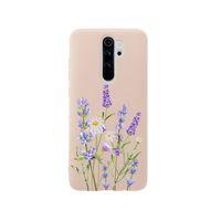 Xiaomi Redmi Note 8 Pro Lavender Premium Silikonlu Pembe Telefon Kılıfı