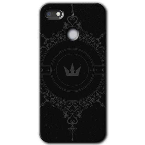 General Mobile GM 8 Go Kılıf HD Desen Baskılı Arka Kapak - Siyah Mandala 1