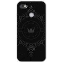 General Mobile GM 8 Go Kılıf HD Desen Baskılı Arka Kapak - Siyah Mandala 1