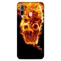 Lopard Samsung Galaxy A60 Uyumlu Kılıf FireX (19) Kılıfları Ateş İskelet