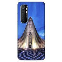 Xiaomi Mi Note 10 Lite Kılıf Dünya Mimarisi (38) Neo Hybrid Kılıf Church of Hallgrimur