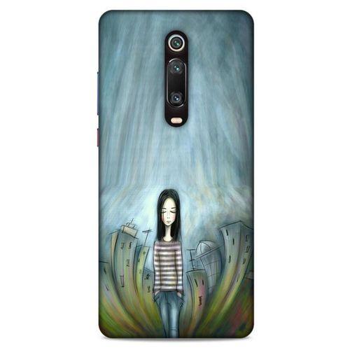 Xiaomi Redmi K20 Pro Kılıf Depresyon (22) Tam Koruma Kılıfı Fuşya Bordo