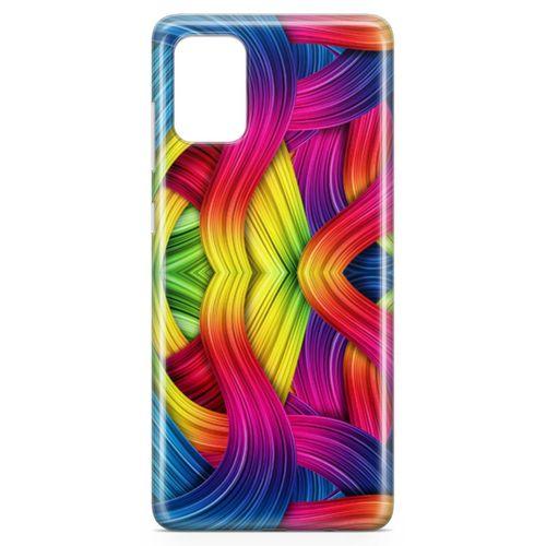 Samsung Galaxy A71 Kılıf Moda Renkler Arka Kapak Koruma Desenli Full Koruyucu
