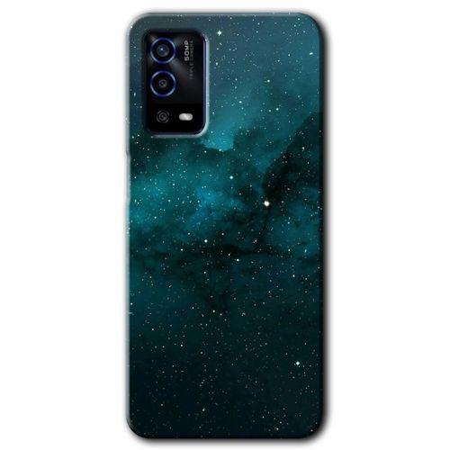 Oppo A55 Kılıf HD Desen Baskılı Arka Kapak + Temperli Cam - Yıldızlararası