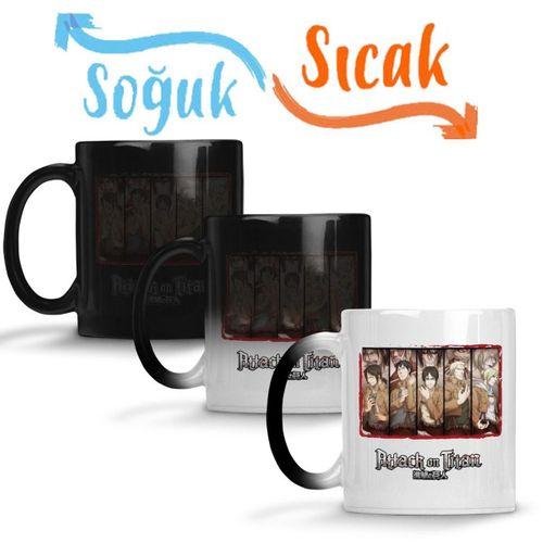 Attack on Titan 04 Sihirli Kupa Bardak Porselen