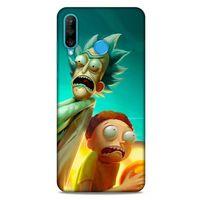 Huawei P30 Lite Uyumlu Kılıf Rick And Morty (24) Darbe Emici Kılıf Frank Palicky