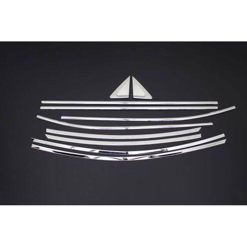 Hyundai Uyumlu Elantra 2014-2019 Cam Çerçevesi Paslanmaz Çelik