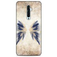 Oppo Reno 2z Kılıf Desenli Özel Seri Tüyler (17) Tasarım Kılıf