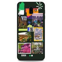 Lopard Samsung Galaxy J6 Plus Uyumlu Kılıf Şehirli ※ (16) Bursa Kalın Kılıf