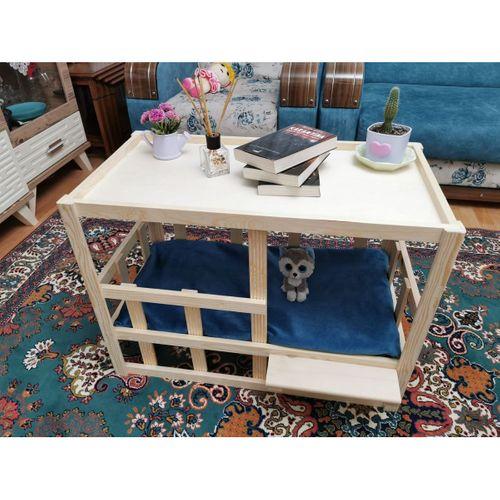 Ahşap kedi yatağı