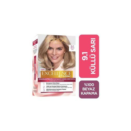L'Oreal Paris Excellence Imedia Excel 9.1 Saç Boyama Seti Sarı Küllü