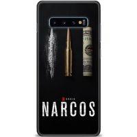 Samsung Galaxy S10 Plus Kılıf HD Baskılı Kılıf - Narcos + Tam Ekran Koruyucu