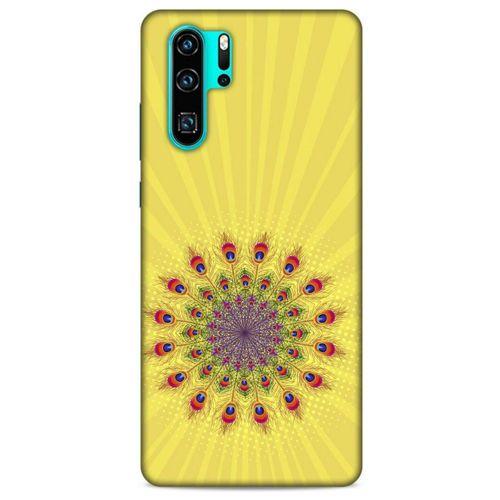 Huawei P30 Pro Kılıf Desenli Özel Seri Tüyler (20) Koruyucu Kılıf