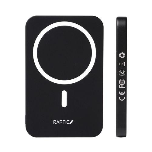 Raptic S4 Aramid-Skin M-safe Şarj Özellikli Ultra İnce 600D Powerbank 15W 5000mAh