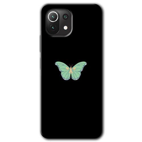 Potkal Hediye Fabrikası Xiaomi Mi 11 Lite Kılıf HD Desen Baskılı Arka Kapak - Butterfly Tree