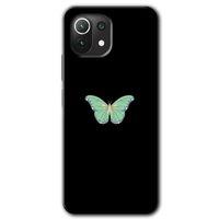 Potkal Hediye Fabrikası Xiaomi Mi 11 Lite Kılıf HD Desen Baskılı Arka Kapak - Butterfly Tree
