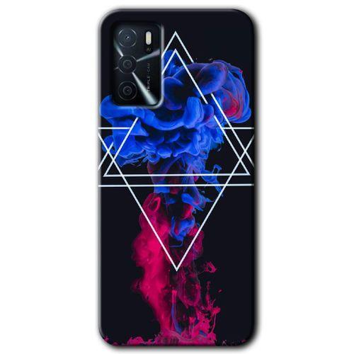 Oppo A16 Kılıf HD Desen Baskılı Arka Kapak + Temperli Cam - Mekanik Duman 1