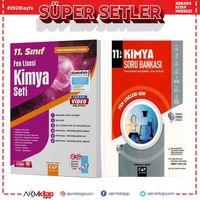 Çap Yayınları 11. Sınıf Fen Lisesi Kimya Seti ve Soru Bankası Seti 2 Kitap
