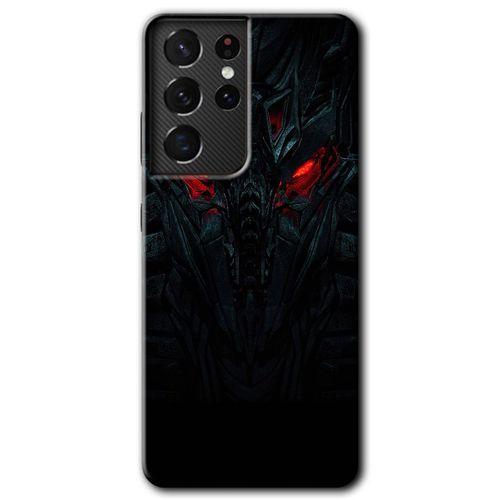 Samsung Galaxy S21 Ultra Kılıf HD Desen Baskılı Arka Kapak + Temperli Cam - Vinicius