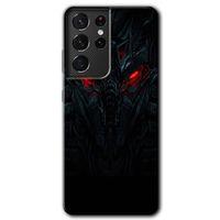 Samsung Galaxy S21 Ultra Kılıf HD Desen Baskılı Arka Kapak + Temperli Cam - Vinicius