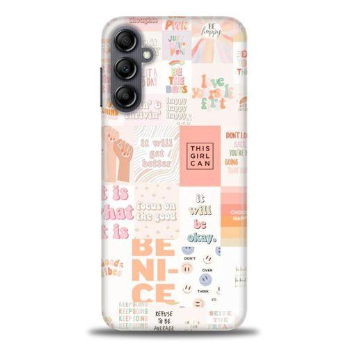 Samsung Galaxy A14 Kılıf HD Baskılı Kılıf - This Girl Can + Tam Ekran Koruyucu