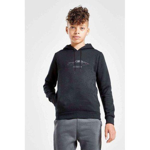 Porsche 911 Baskılı Unisex Çocuk Kapüşonlu Siyah Sweatshirt