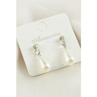 Damla İnci Taşlı Küpe